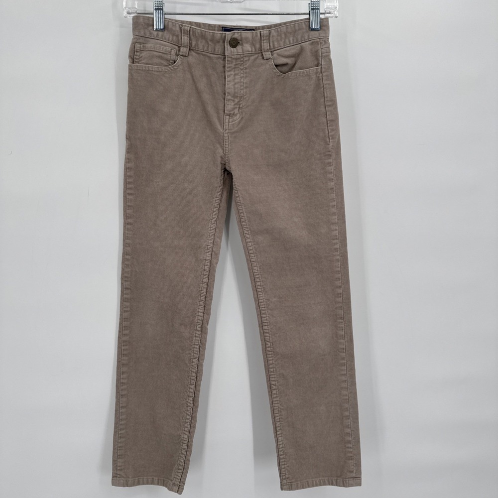 Vineyard Vines Girls Size 12 Corduroy Pants Beige Adjustable‎ Waistband Preppy